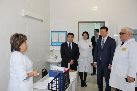Визит вице-министра здравоохранения РК в Актюбинский медицинский центр 8 февраля 2019 года многопрофильный стационар Актюбинского медицинского центра